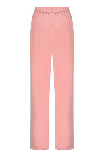 Imannoor x Rawdah Gradient Textured Pink Silk Short Kimono Pants - 2