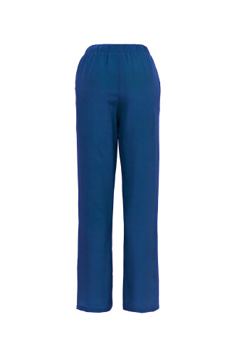 Imannoor x Rawdah Gradient Textured Saxe Silk Short Kimono Trousers - 2