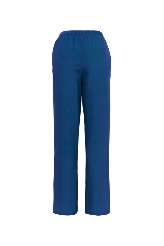 Imannoor x Rawdah Gradient Textured Saxe Silk Short Kimono Trousers - 2