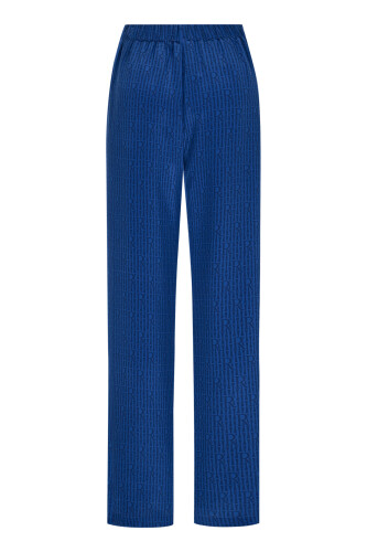 İmannoor x Rawdah Monogram Saks İpek Pantolon 