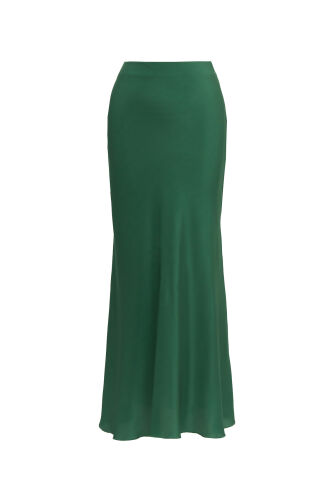 Imannoor x Rawdah Solid Color Cagla Crepe Silk Skirt 