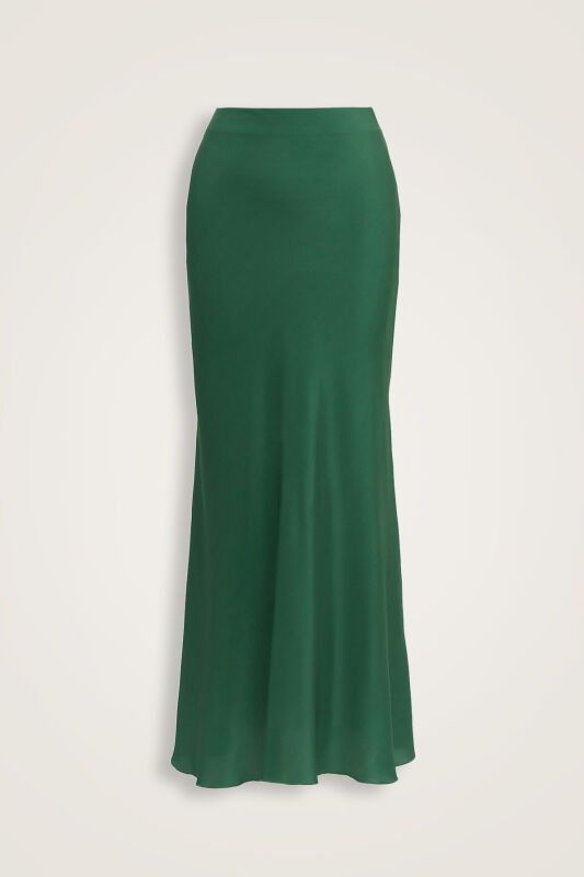 Imannoor x Rawdah Solid Color Cagla Crepe Silk Skirt - 1