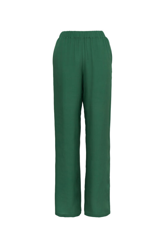 Imannoor x Rawdah Solid Color Cagla Silk Pants - 1