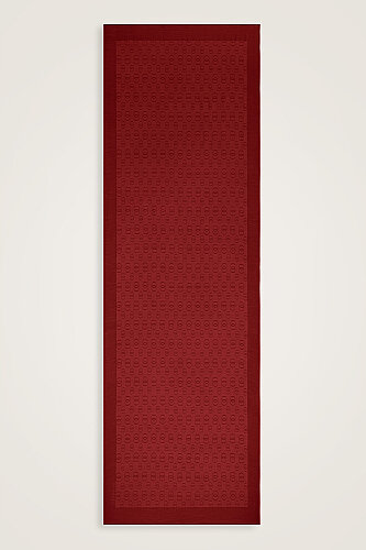 Zincir Desen Bordo Pamuk İpek Şal 70x210 - Imannoor (2)