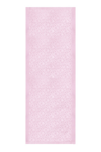 İmza Monogram Açık Pembe Shiny Jakar Şal 70x200 