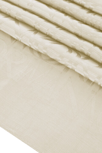 İmza Monogram Bal Beji Shiny Jakar Şal 70x200 - 2