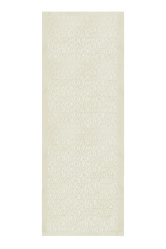 İmza Monogram Kemik Shiny Jakar Şal 70x200 