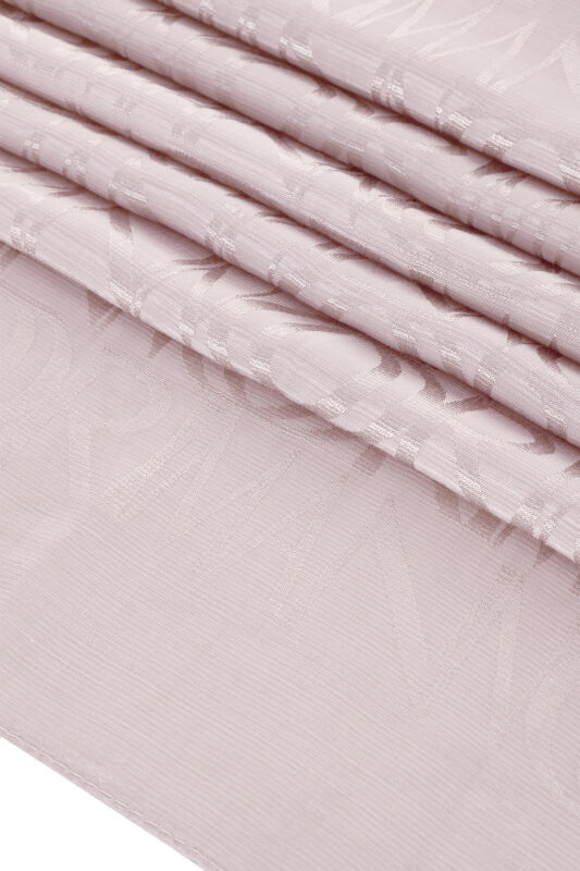 İmza Monogram Krem Shiny Jakar Şal 70x200 - 3
