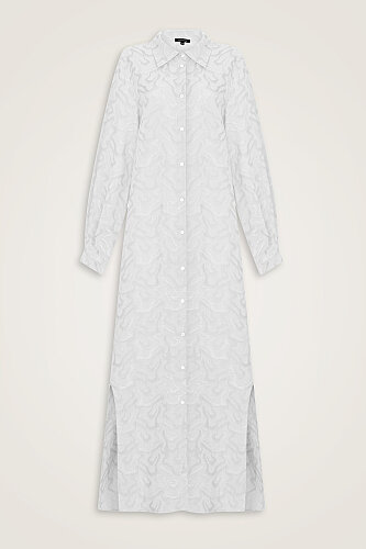 Journey to Love Ecru Linen Shirt Dress - 1