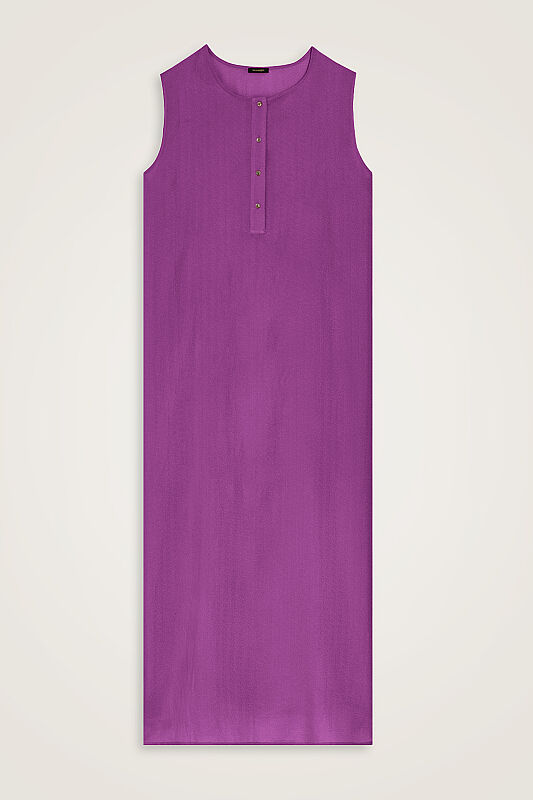 Journey to Love Fuchsia Naia Cotton Sleeveless Dress - 1
