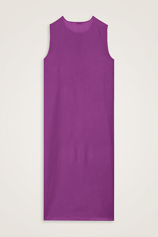 Journey to Love Fuchsia Naia Cotton Sleeveless Dress - 3