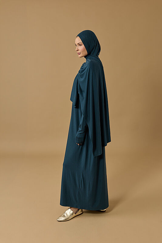 Journey to Love Navy Blue Jersey Dress - 2