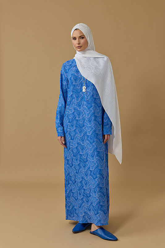 Journey to Love Saks Lined Linen Shirt Dress - 2