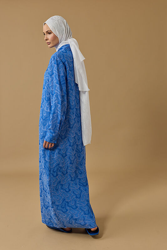 Journey to Love Saks Lined Linen Shirt Dress - 6