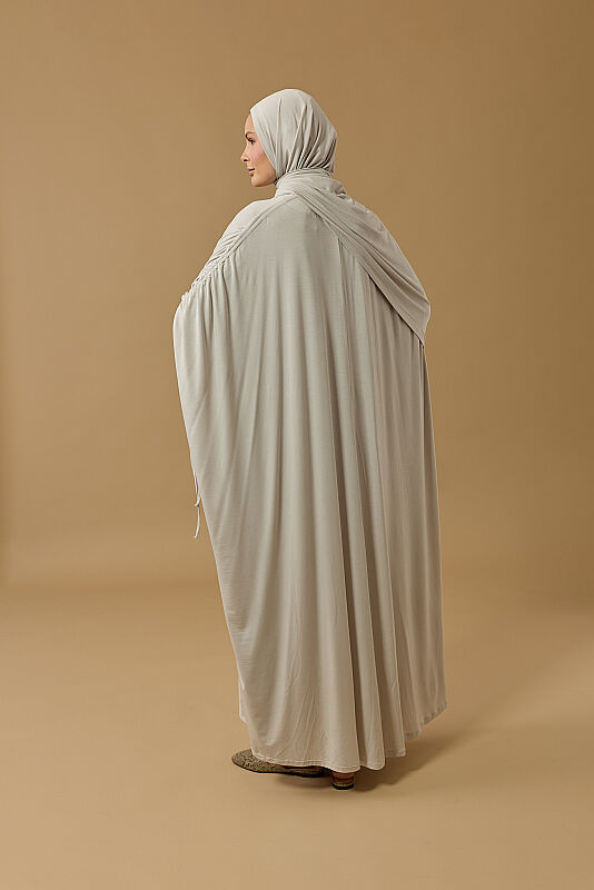 Journey to Love Stone Cotton Abaya - 6