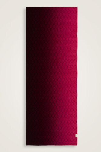 Kafes Bordo Degrade Supreme Şal 70x165 - 2