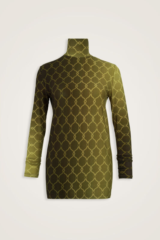 Kafes Degrade Haki Uzun Supreme Bluz - 1