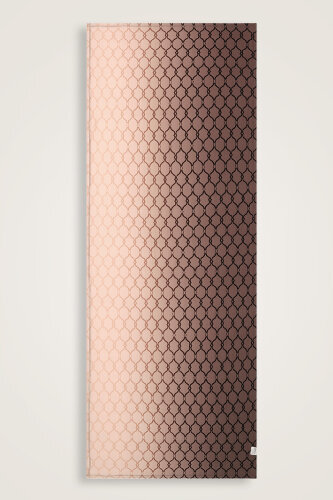 Kafes Gri Degrade Supreme Şal 70x175 - 2