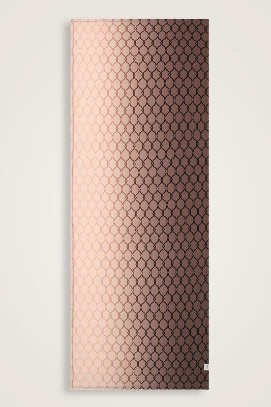 Kafes Gri Degrade Supreme Şal 70x175 - 2