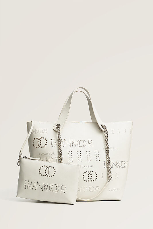 Kapsül Monogram Kemik Kol Çantası - 1