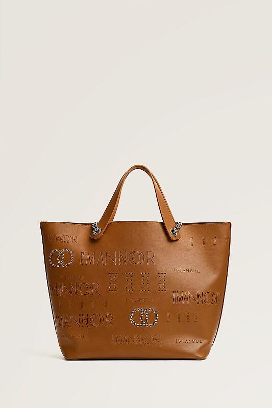 Kapsül Monogram Taba Kol Çantası - 3