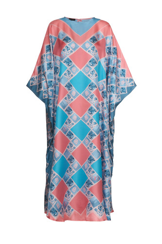  Karanfil Kutusu Pembe İpek Kaftan - 1