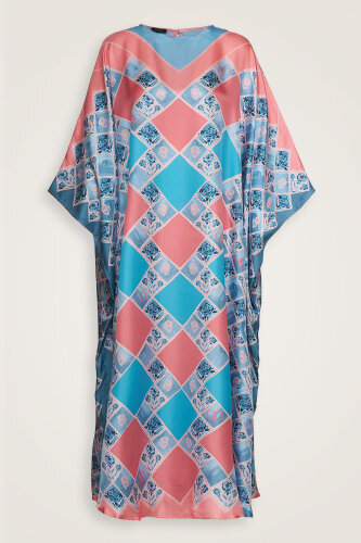  Karanfil Kutusu Pembe İpek Kaftan - Imannoor (1)