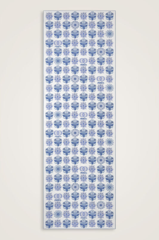 Kır Çiçeği Denim Pamuk İpek Şal 70x210 - 2