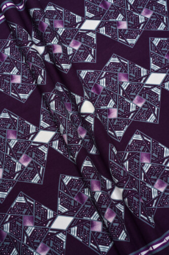 Kite Bright Flush Viscose Shawl Plum - 6