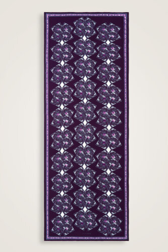 Kite Bright Flush Viscose Shawl Plum - Imannoor (1)