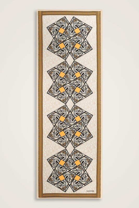 Kite Cream Cotton Silk Shawl - 2