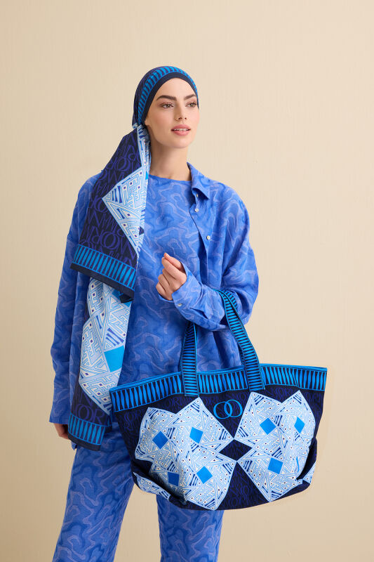 Kite Navy Blue Summer Bag - 3