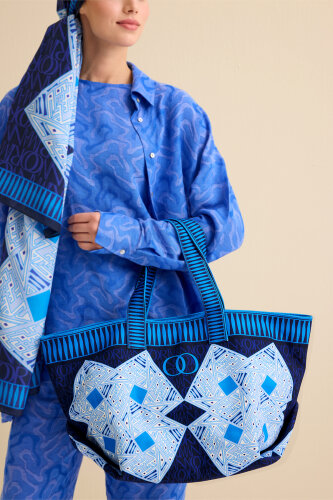 Kite Navy Blue Summer Bag - 1