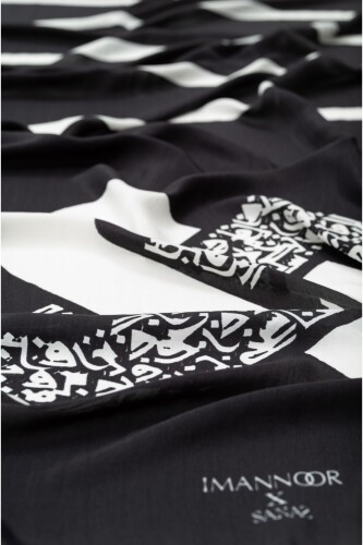 Knots Shawl Black - 2