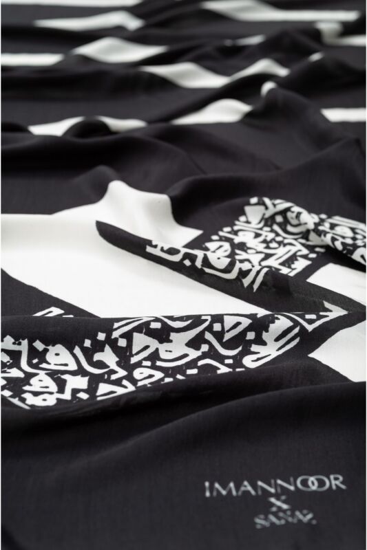 Knots Shawl Black - 2