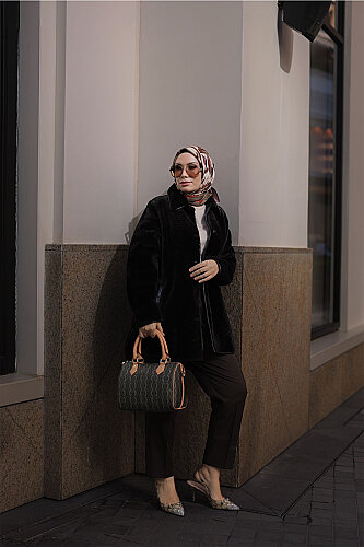 Koyu Kahve Gömlek Kaban - Imannoor (3)