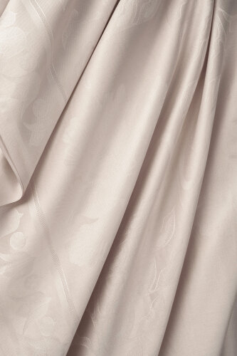 Kufi Açık Pudra Jakar İpek Şal 70x200 - Imannoor (2)