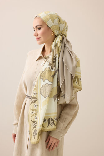 Kufi Barley Floss Cotton Shawl - 3