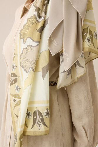 Kufi Barley Floss Cotton Shawl - 5