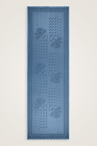 Kufi Denim Modal Silk Scarf - 2