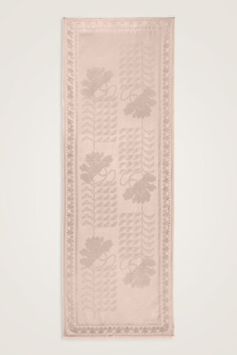 Kufi Powder Jacquard Silk Shawl 