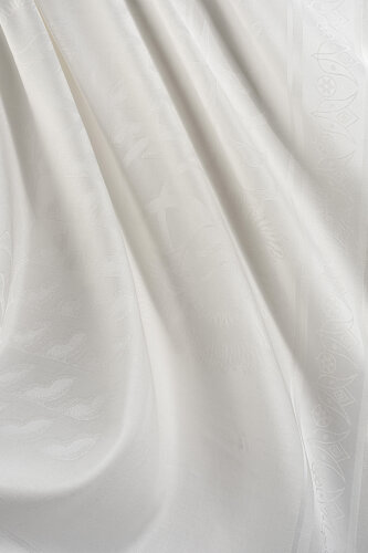 Kufi White Modal Silk Scarf - 5