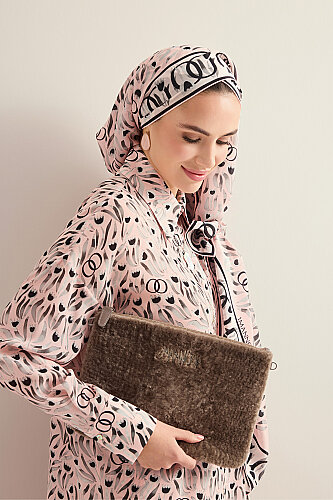 Kürk Vizon Portföy Çanta - Imannoor (3)