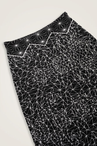 Lace Black Knit Skirt - Imannoor (1)