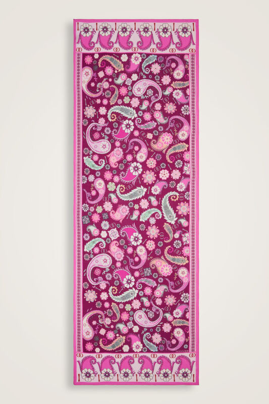 Lahor Pembe Yün Şal 70x210 - 1