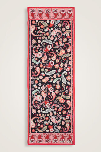 Lahor Wool Shawl Black - Imannoor