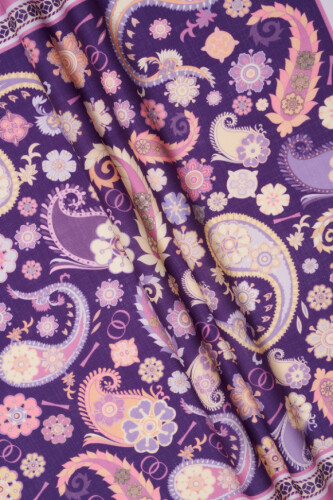 Lahor Wool Shawl Purple - 3