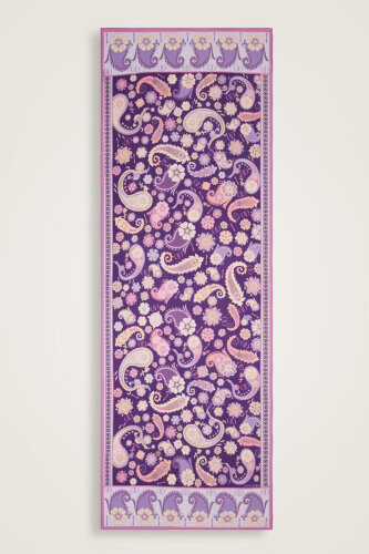 Lahor Wool Shawl Purple - Imannoor