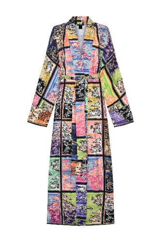 Lakeside Multicoloured Modal Viscose Kimono - 2