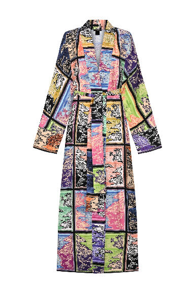 Lakeside Multicoloured Modal Viscose Kimono - 2